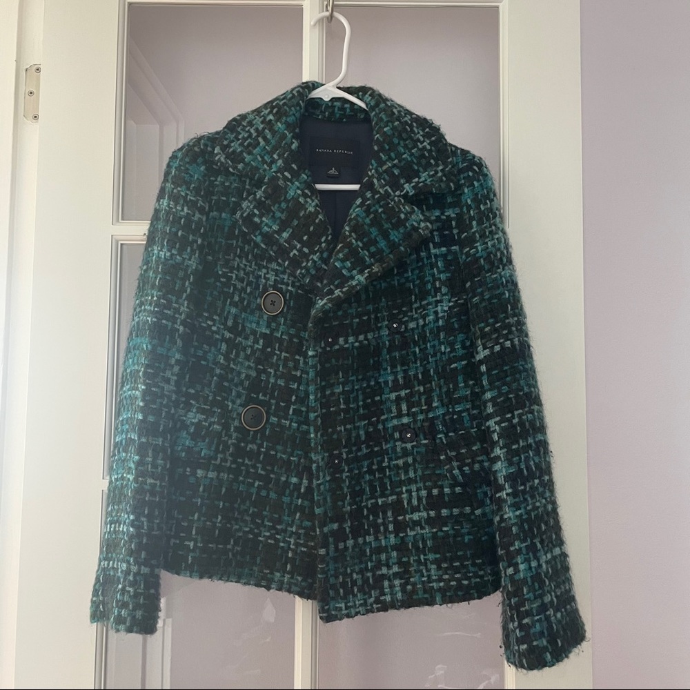 Colorful Banana republic wool blazer